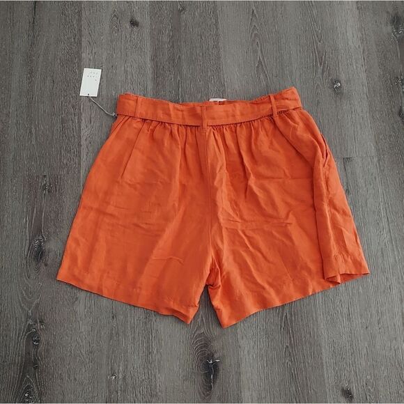 A New Day Women's Linen Blend Orange Shorts XXL - Picture 4 of 8